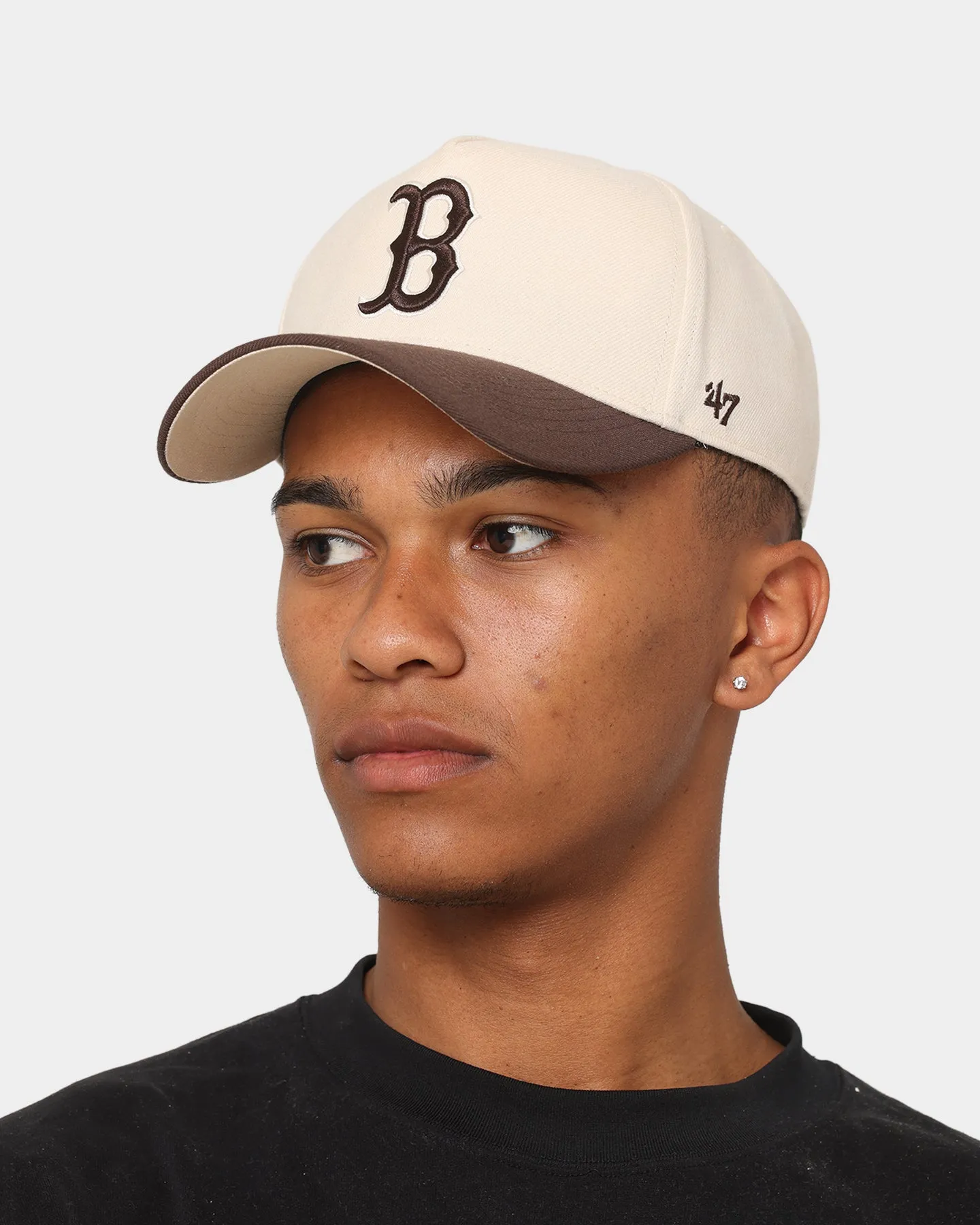 47 Brand Boston Red Sox 'Cookies & Cream' Replica MVP DT Snapback Natural/Brown