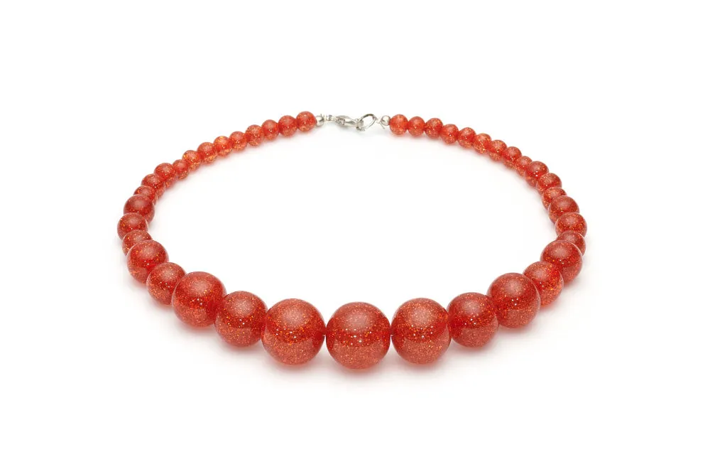 Amber Glitter Bangle
