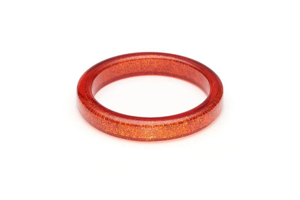 Amber Glitter Bangle