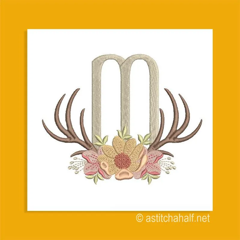 Antler Atelier Monogram Letter M