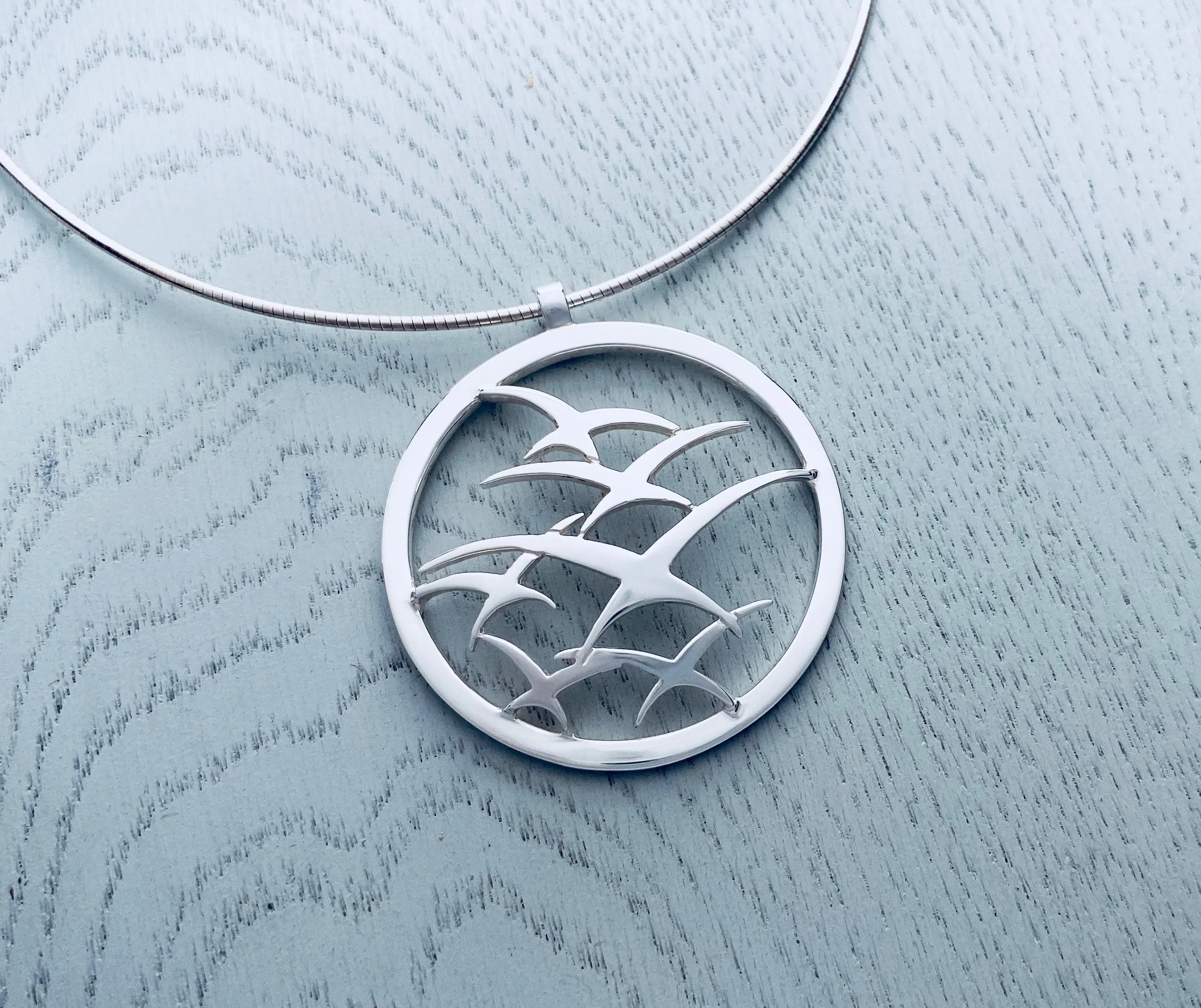 Arctic Tern Large Pendant