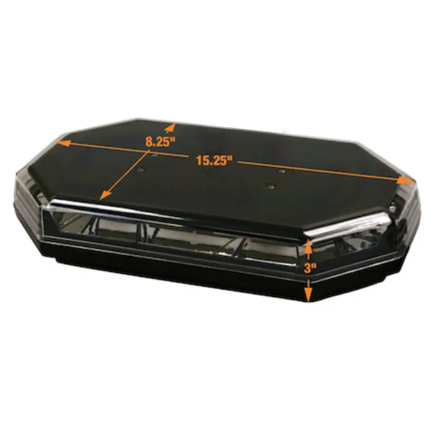 Buyers Octagonal LED Light Bar 15" Amber