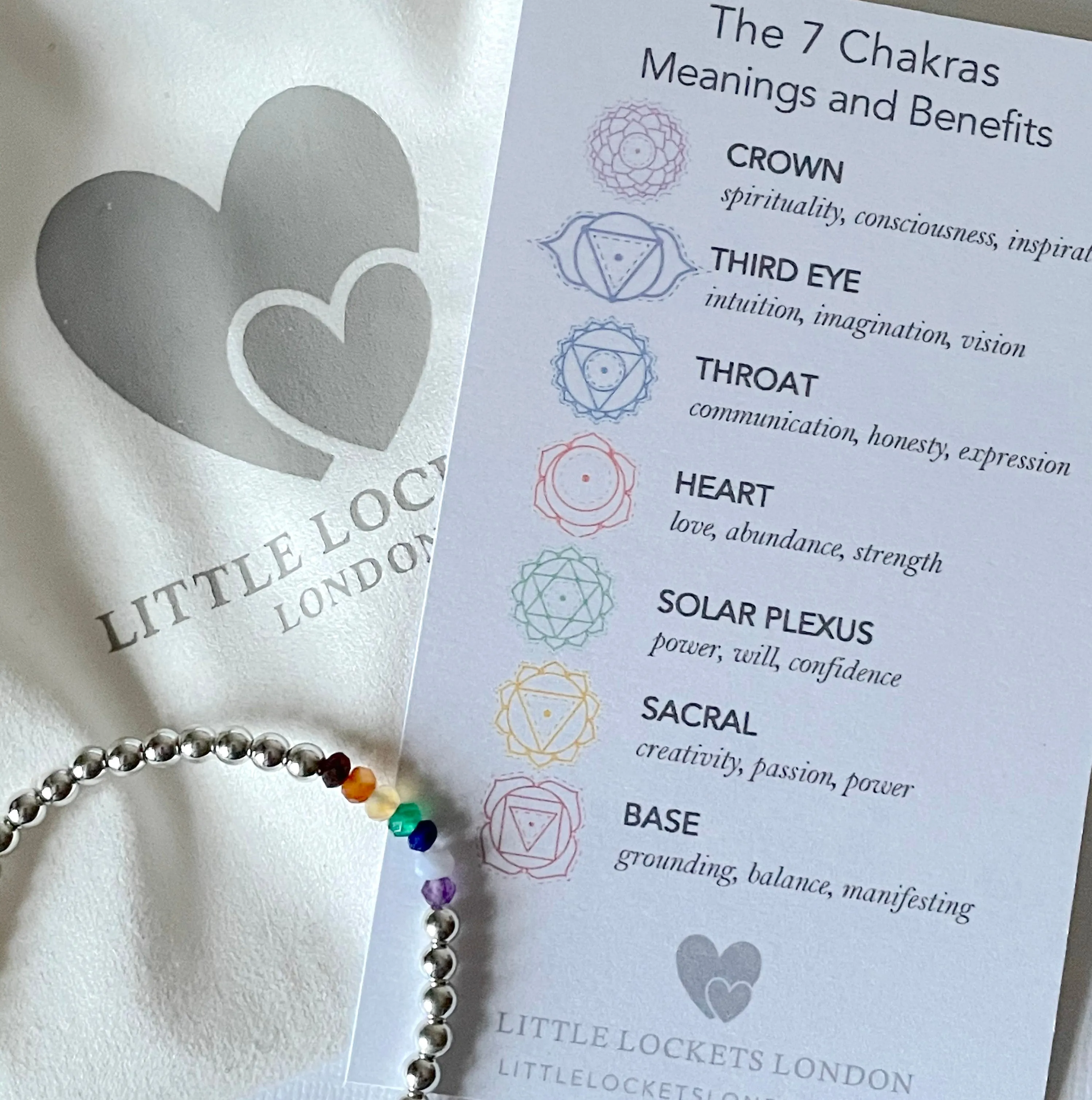 Chakra Hematine Beaded Bracelet - choice of three finishes