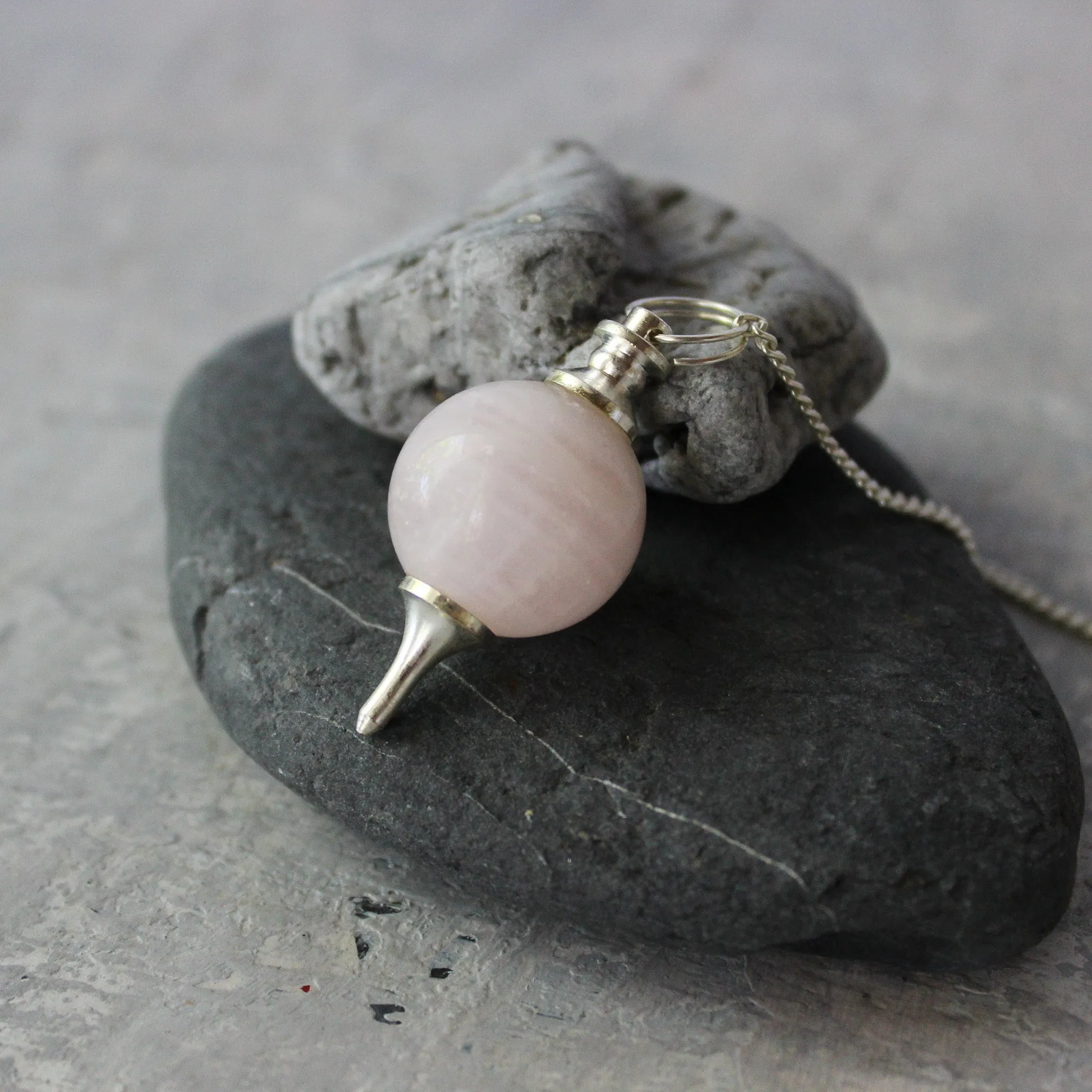 Crystal Pendulum Rose Quartz