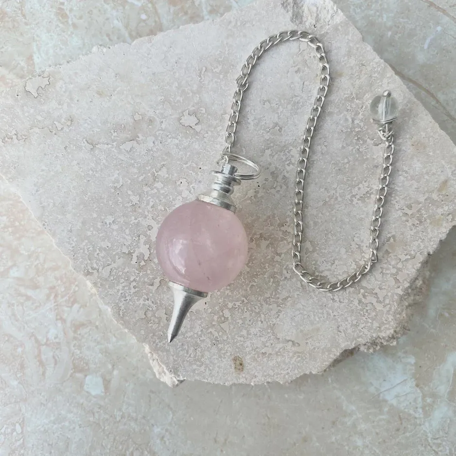 Crystal Pendulum Rose Quartz