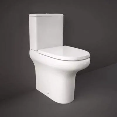 Deluxe 45cm High Close Coupled Back To Wall WC Pan in Alpine White