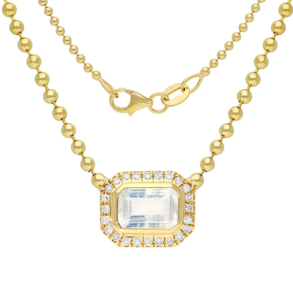 Diamond Pink Sapphire Necklace
