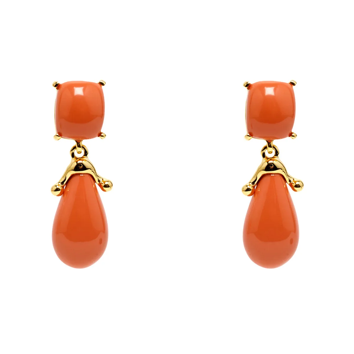 Earrings Coral Drops