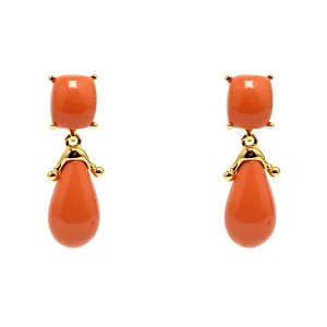 Earrings Coral Drops