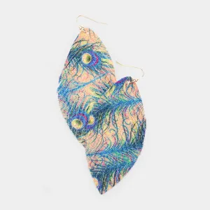 Feather Fringe Earrings |2 colors|