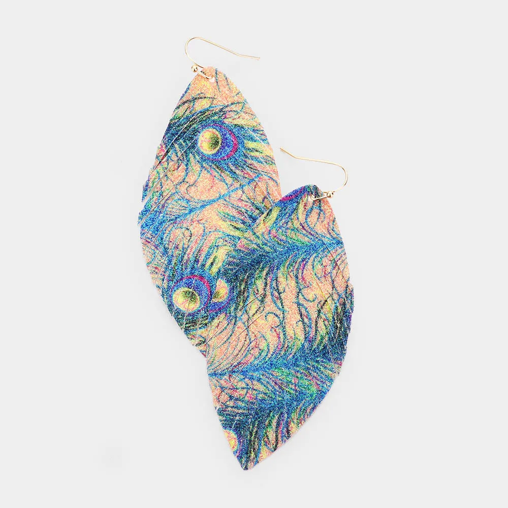 Feather Fringe Earrings |2 colors|