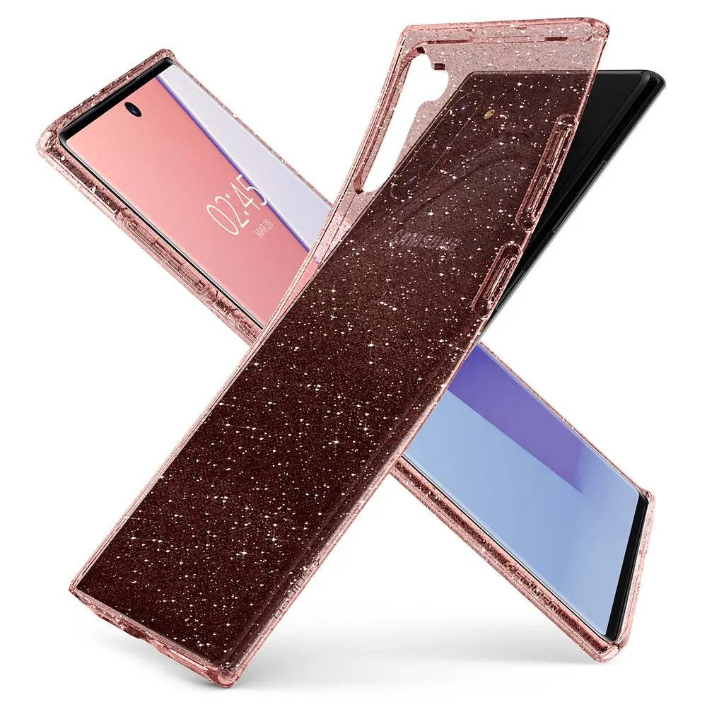 Galaxy Note 10 Case Liquid Crystal Glitter
