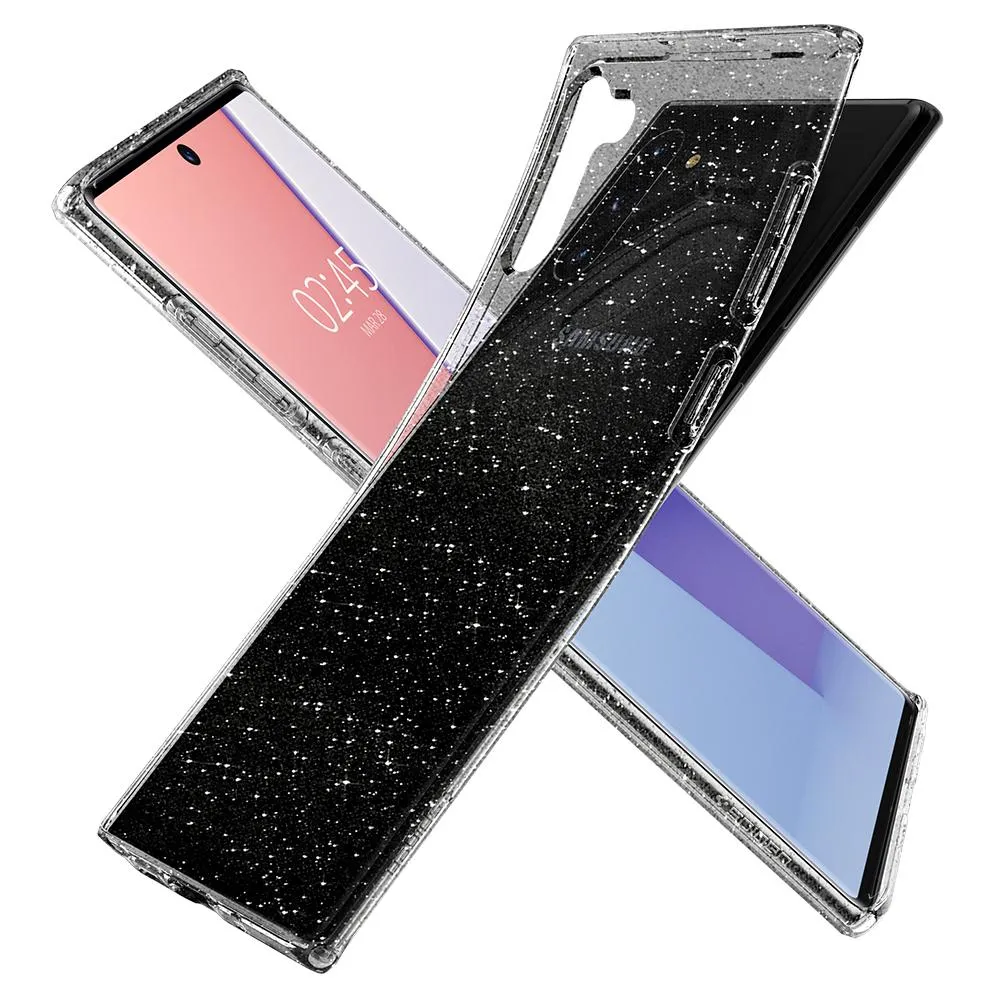 Galaxy Note 10 Case Liquid Crystal Glitter
