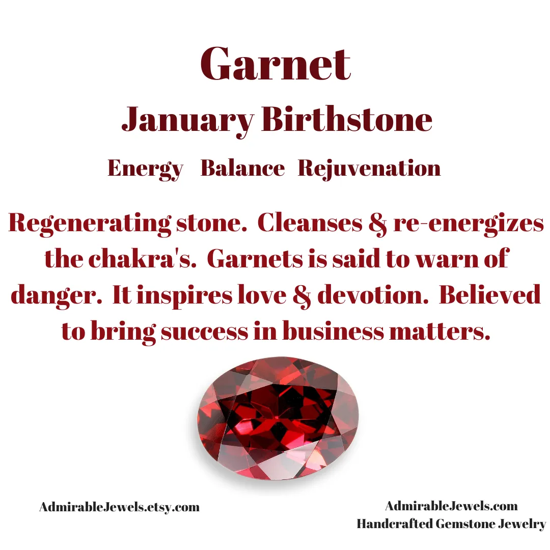 Garnet Pan Briolette Necklace