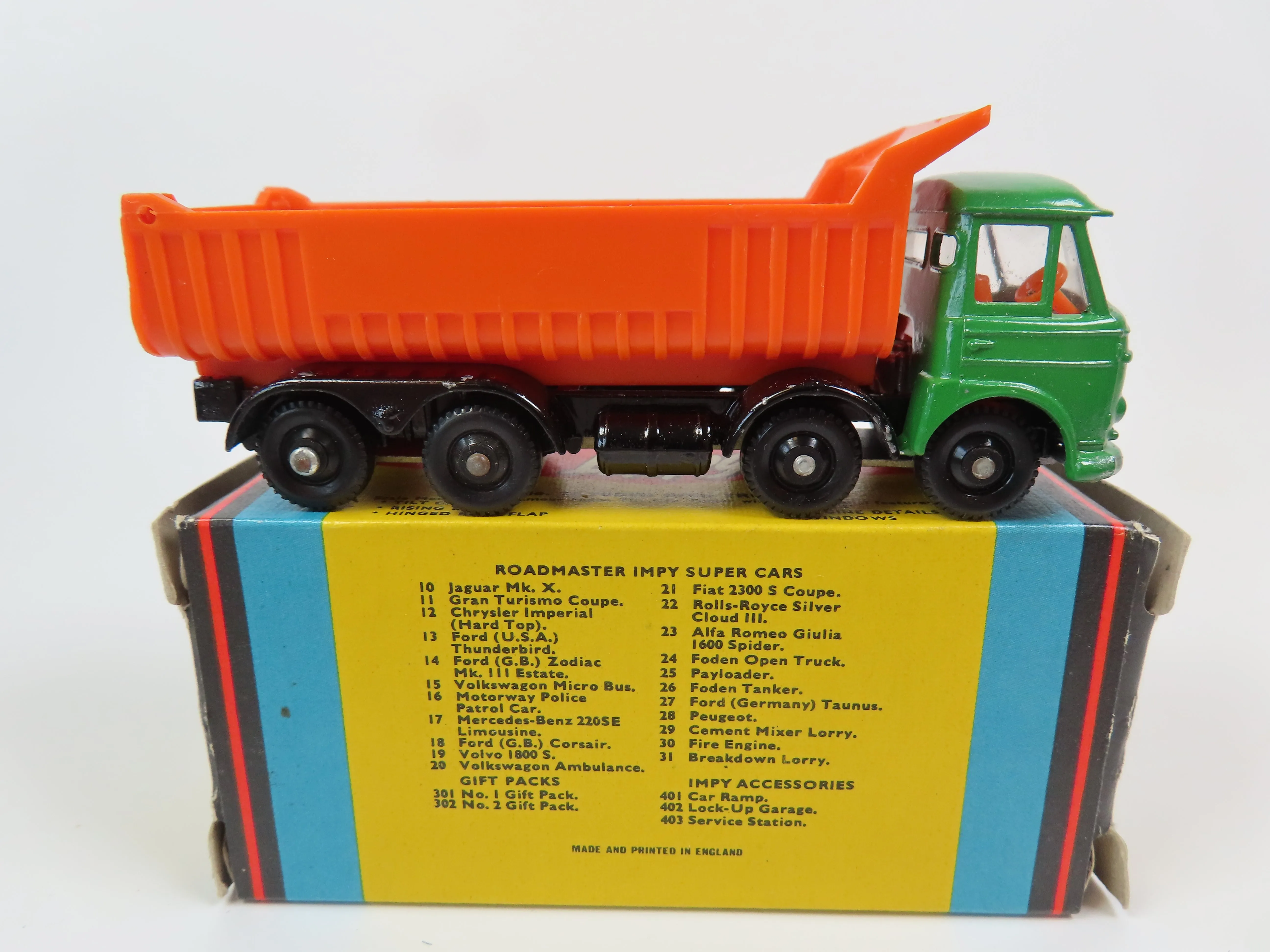 Impy Lone Star 24 - Foden Open Truck - Green/Orange - Very Near Mint Boxed!