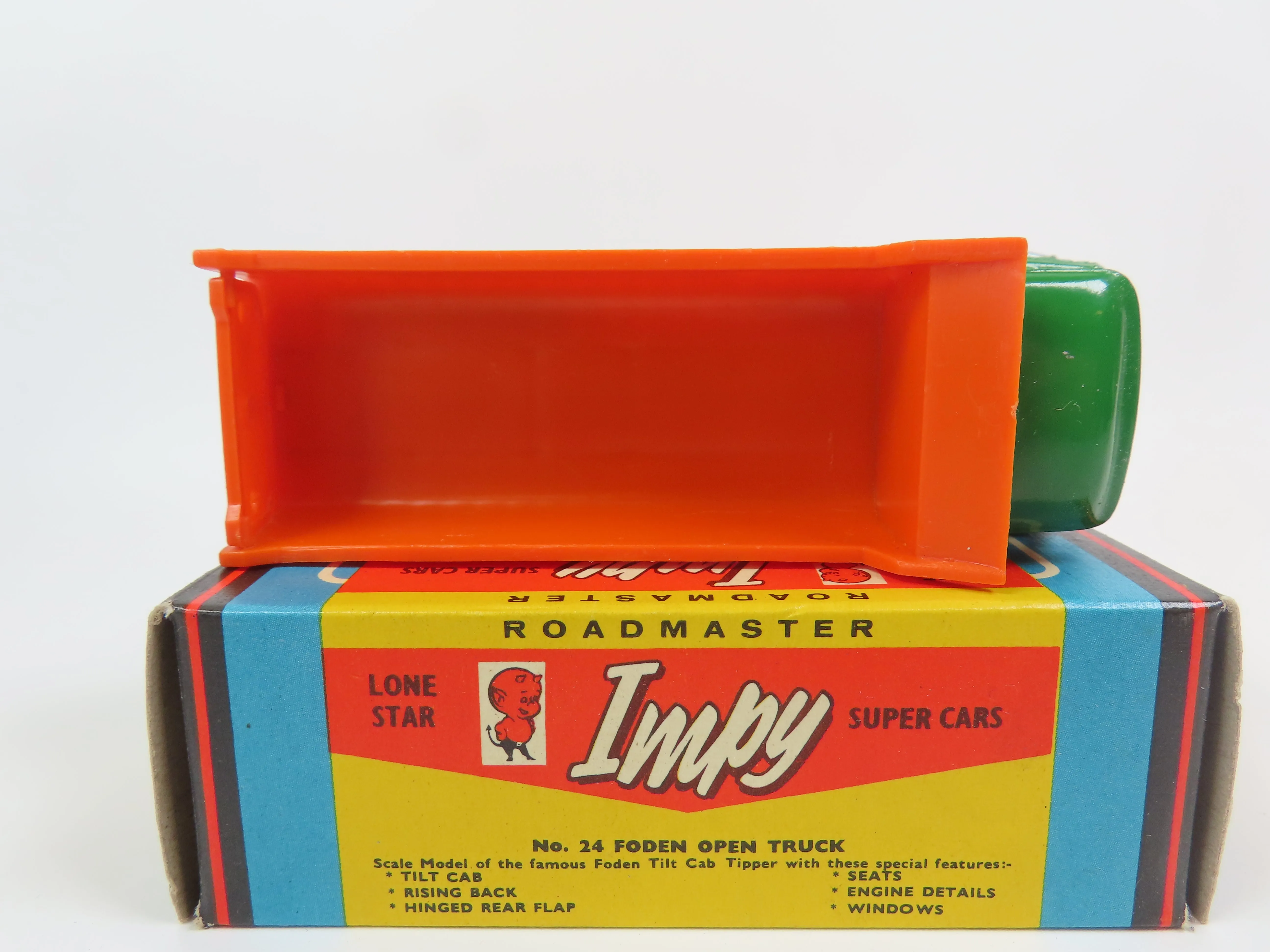 Impy Lone Star 24 - Foden Open Truck - Green/Orange - Very Near Mint Boxed!