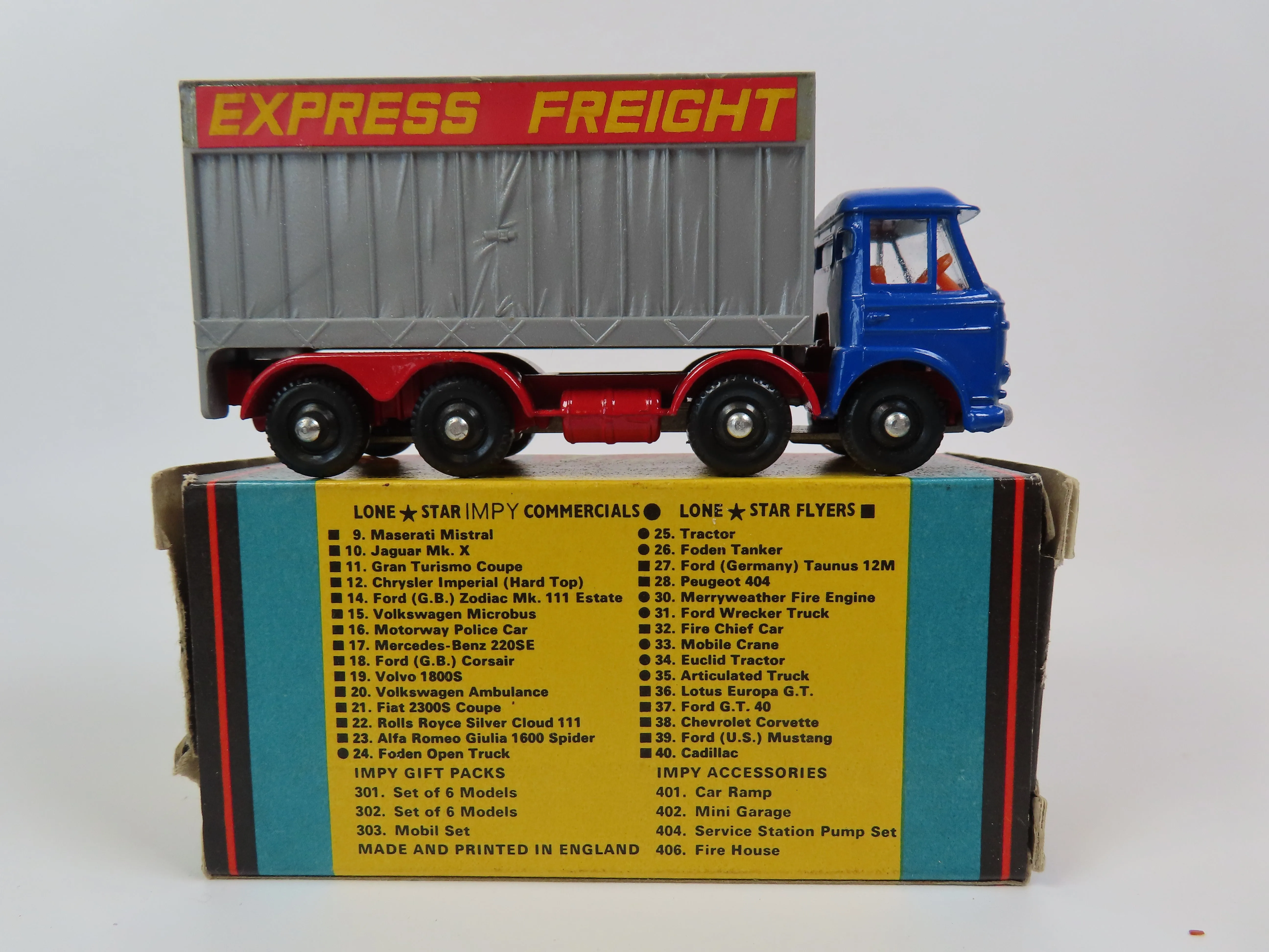Impy Lone Star 29 - Express Freight Truck - Blue/Red - 99 % Mint Boxed!