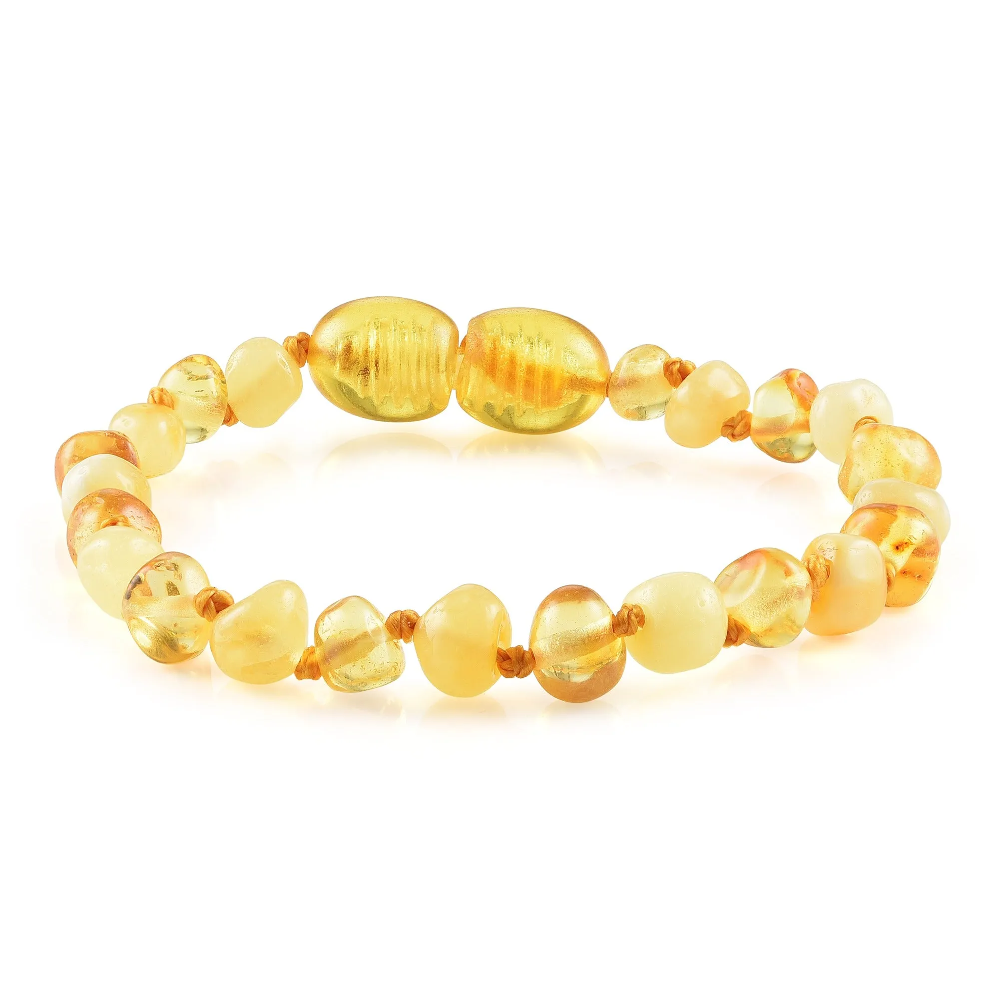 Kids | Butter Lemon Baltic Amber Bracelet