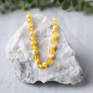 Kids | Butter Lemon Baltic Amber Necklace