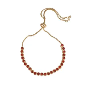 Knight and Day Mariana Garnet Bracelet P451BPL