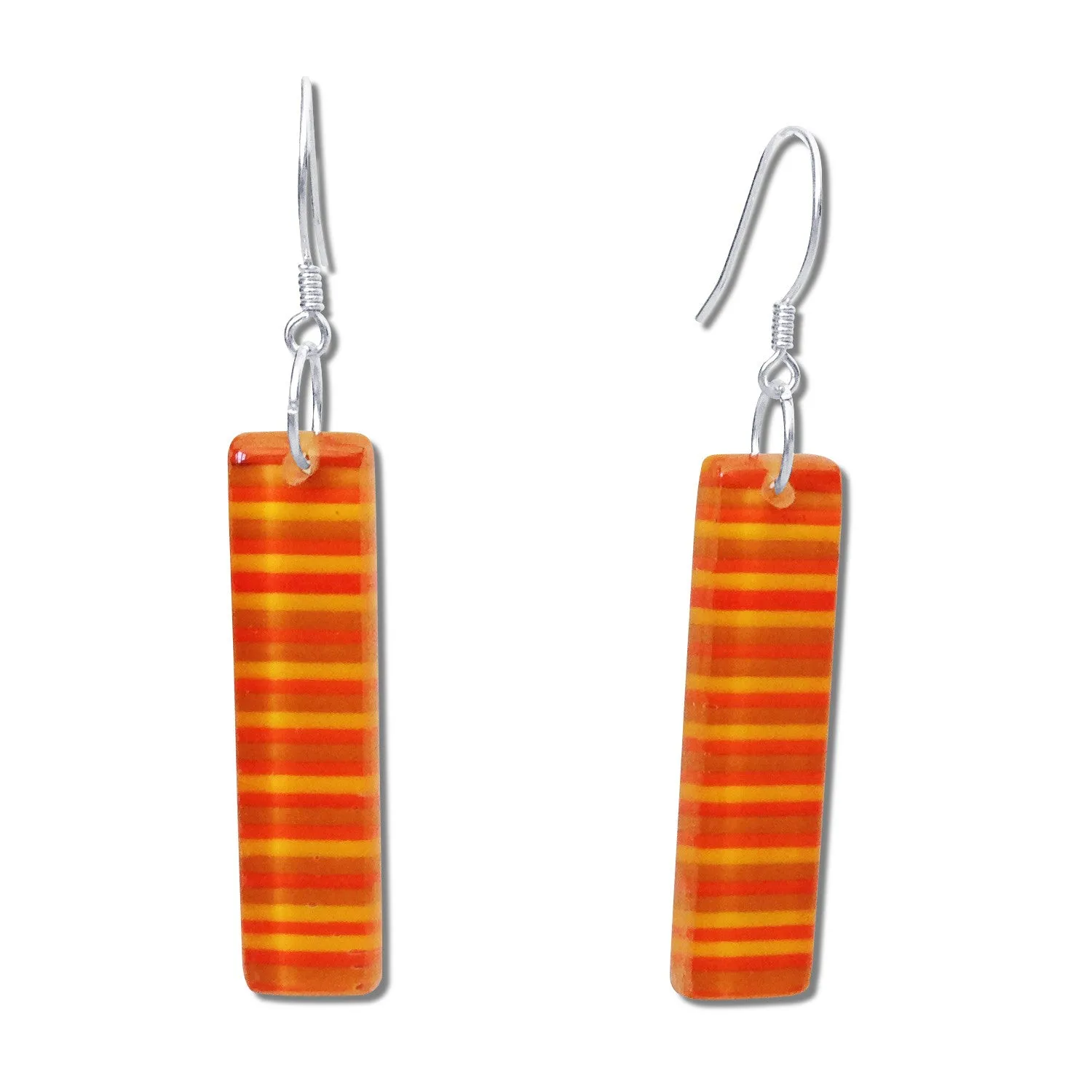 LGAN Glass Earrings - Purple
