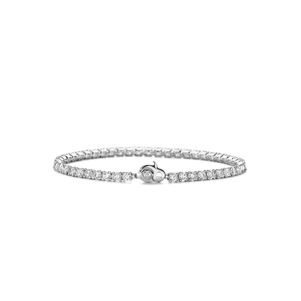 Milano CZ Tennis Bracelet - Silver - 2995ZI