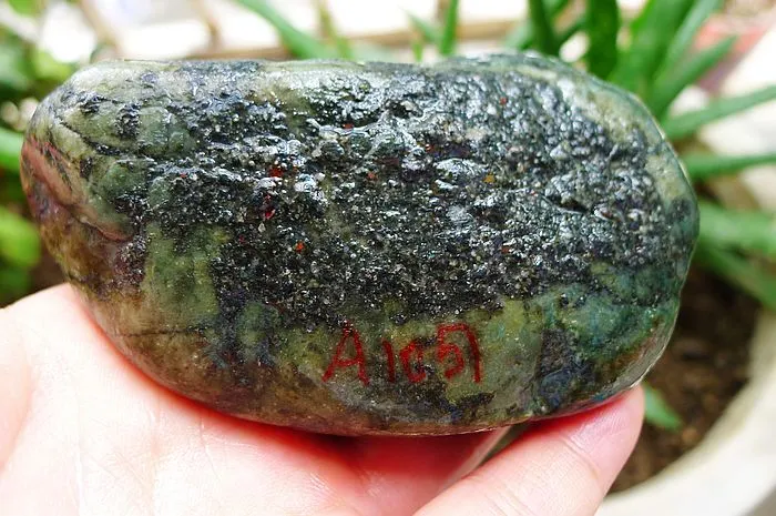 Natural Jade Rough Jadeite Raw (458g,10.5X6.6X4cm)
