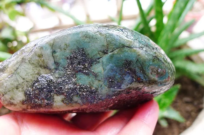 Natural Jade Rough Jadeite Raw (458g,10.5X6.6X4cm)