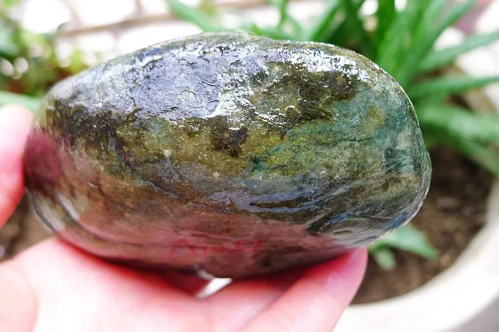 Natural Jade Rough Jadeite Raw (458g,10.5X6.6X4cm)