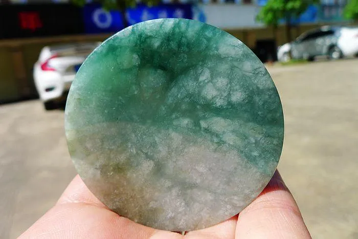 Natural Jade Rough Jadeite Raw (62g,5.5X0.75cm)