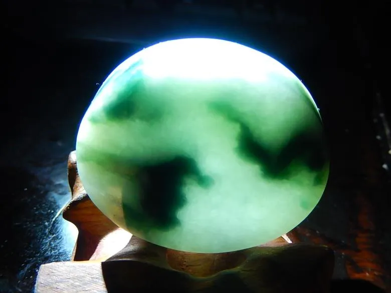 Natural Jade Rough Jadeite Raw (66g, 50X50X10mm)