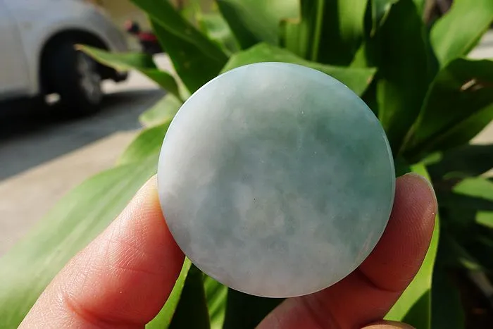 Natural Jade Rough Jadeite Raw (74g,4X4X1.7cm)