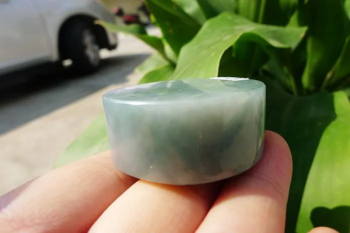 Natural Jade Rough Jadeite Raw (74g,4X4X1.7cm)