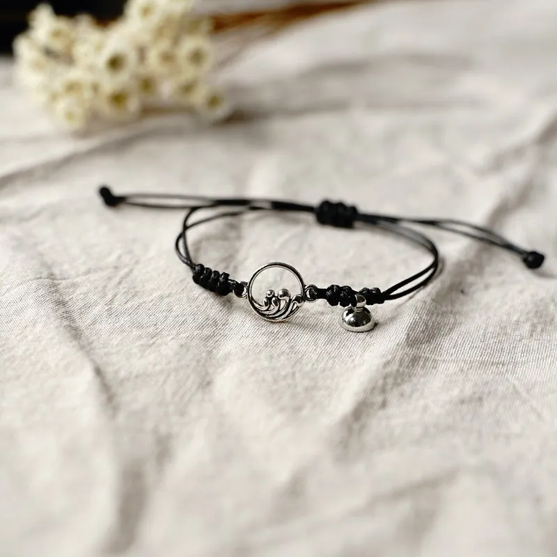 Natural Stone Beaded Handwoven Bracelet