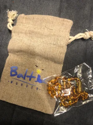 NEW Balt teething amber necklace - size