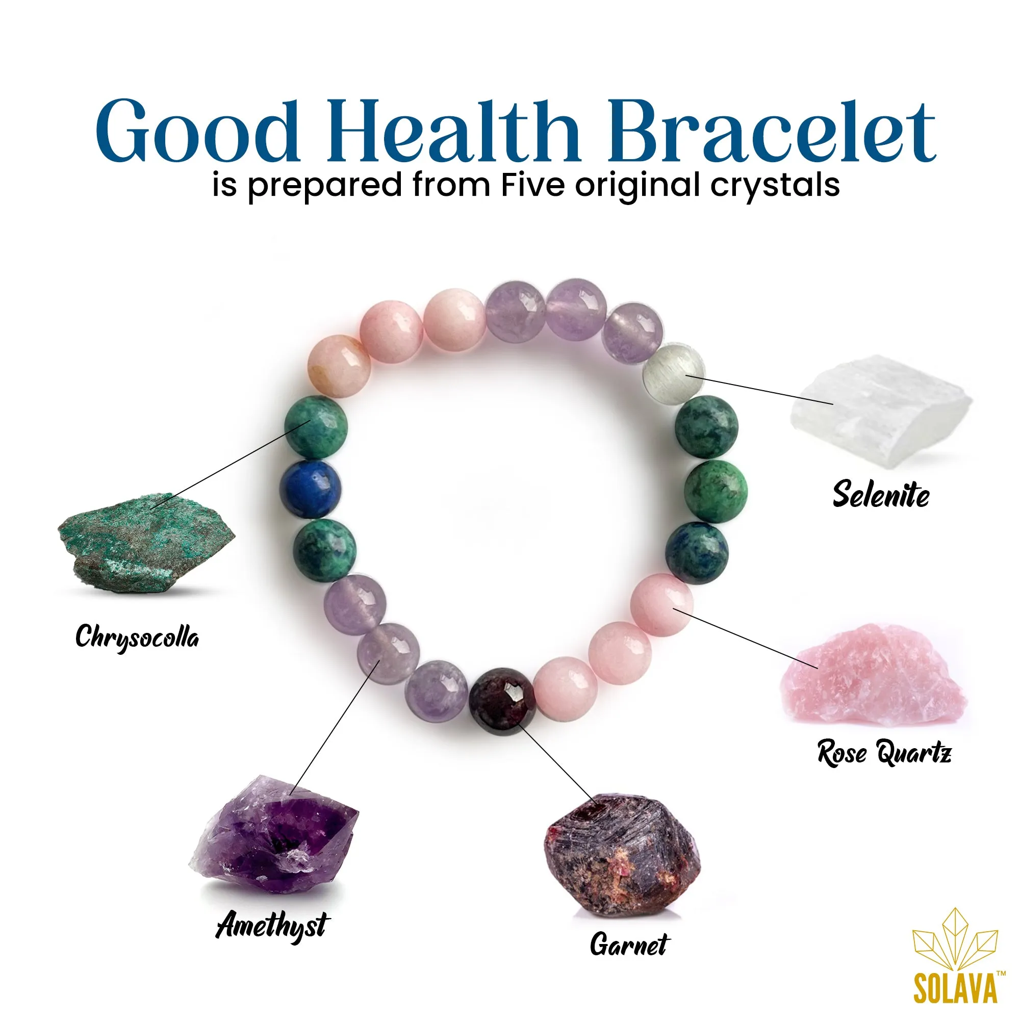 Original Crystal Good Health Bracelet