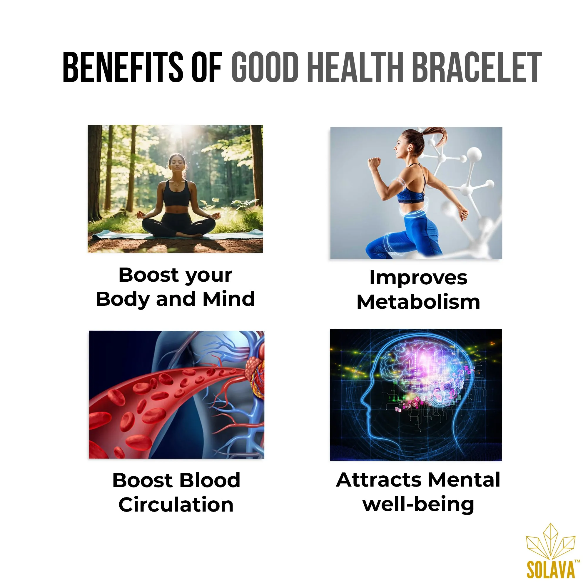 Original Crystal Good Health Bracelet
