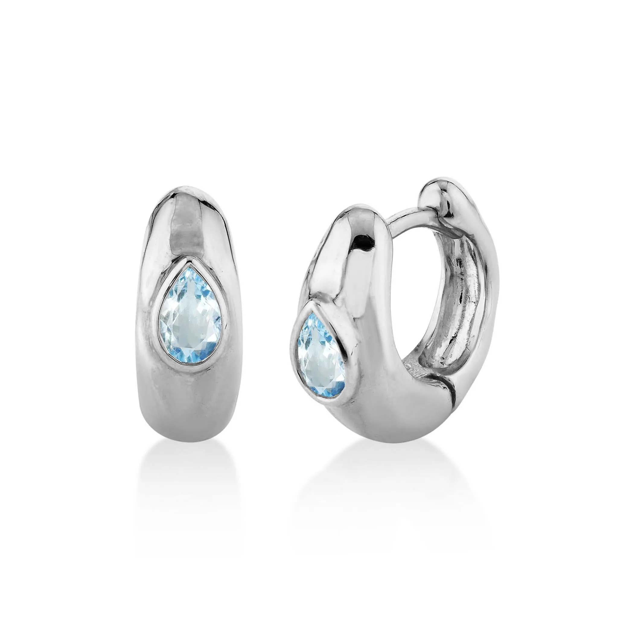 River Water Drop Aquamarine Huggies