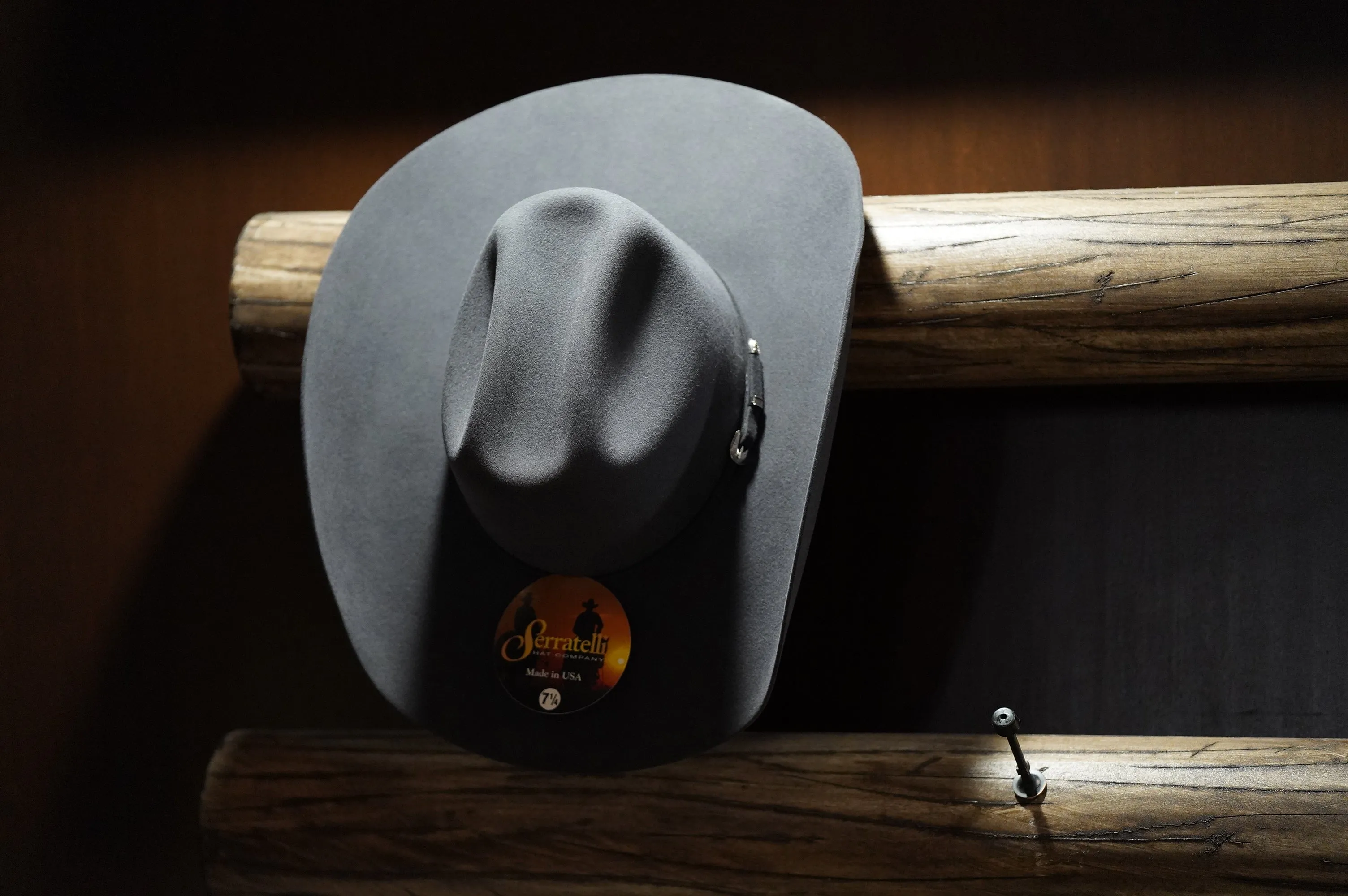 SERRATELLI 6X GRANITE FELT HAT