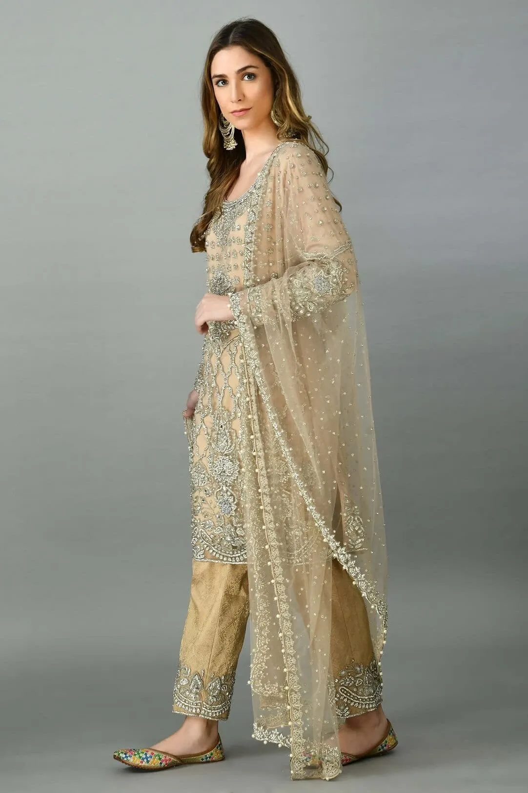 Shimmer Gold Suit