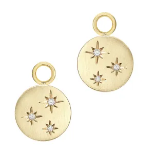 Starry Disc Earring Charms