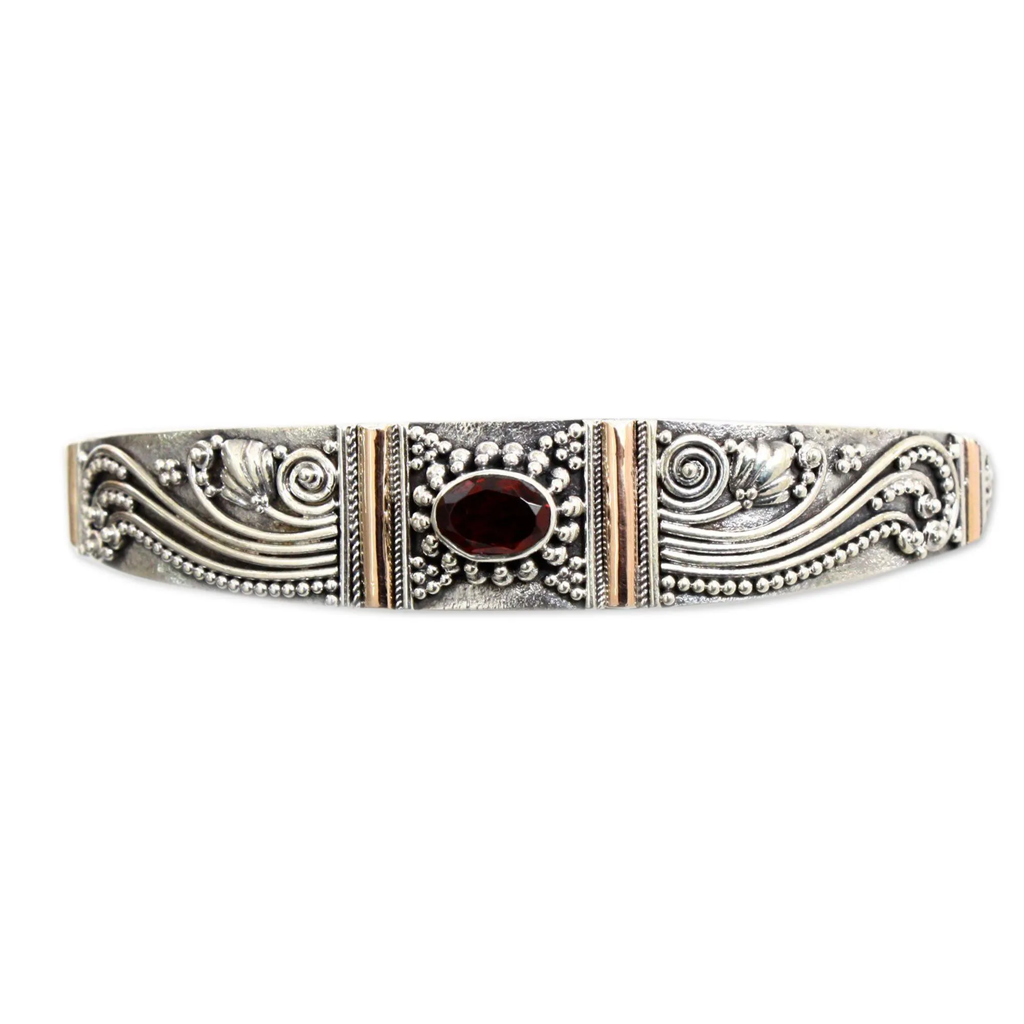Sterling Silver Paradise Cuff Bracelet