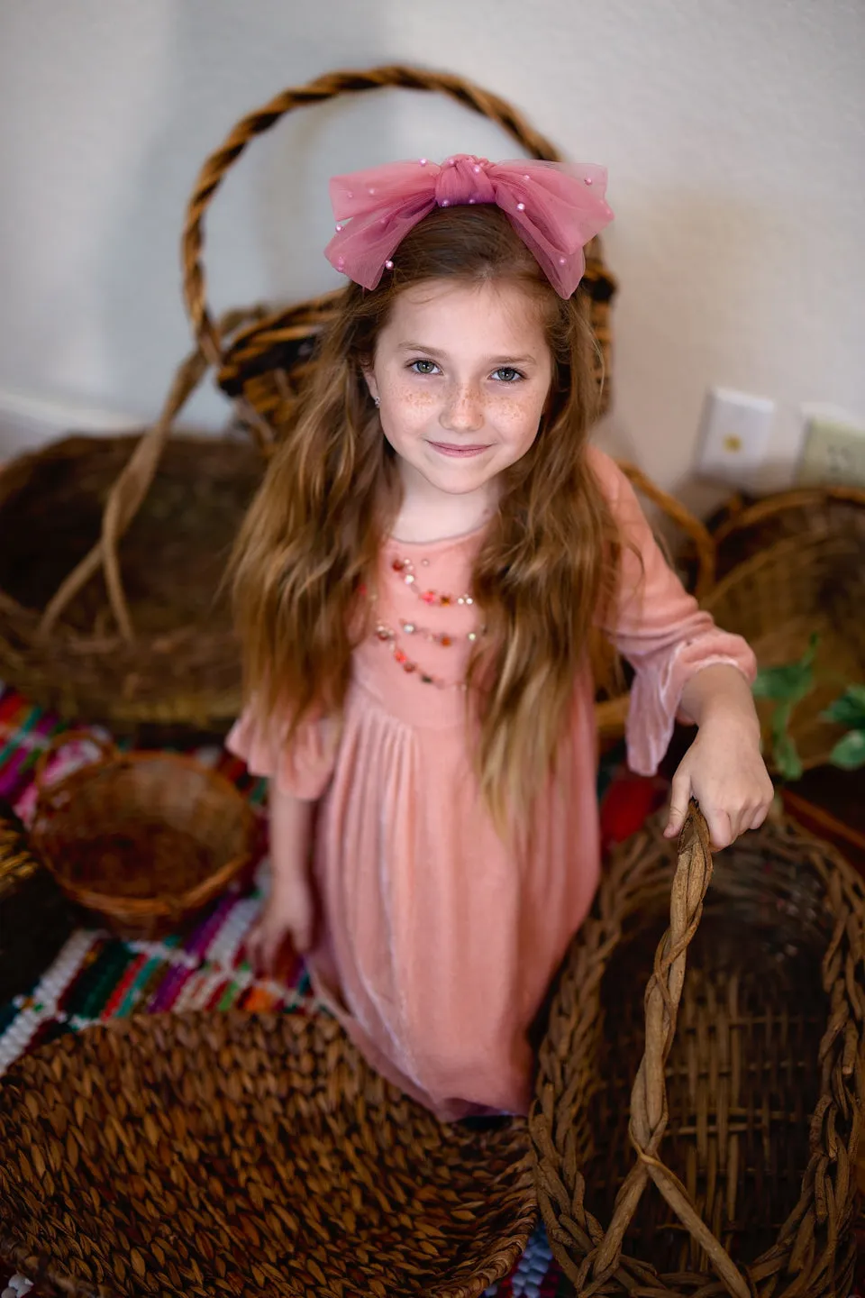 Summer Snow Headband - Rose