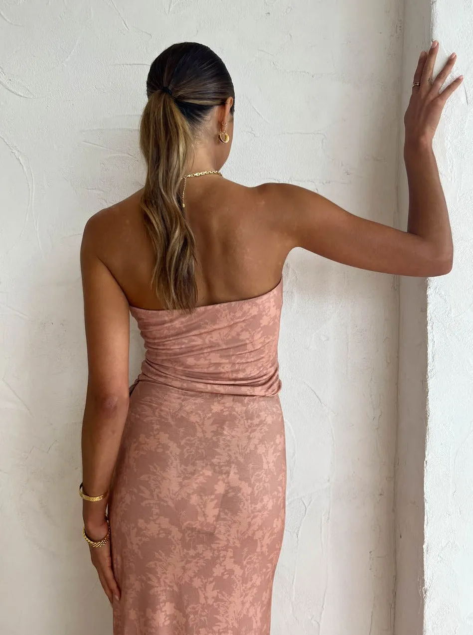 Third Form Floral Tube Top in Floral